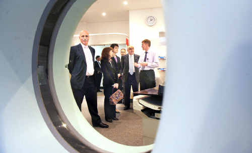 Pictured checking out the new CT scanner during a tour of the cancer unit are (from left) Federal Rural and Regional Health Minister Warren Snowdon, Federal Page MP Janelle Saffin, NSW Health Minister and Deputy Premier Carmel Tebbutt, base hospital medical physicist Setayesh Behin-Ain, State Lismore MP Thomas George and deputy chief radiation therapist Stephen Manley. Pictured checking out the new CT scanner during a tour of the cancer unit are (from left) Federal Rural and Regional Health Minister Warren Snowdon, Federal Page MP Janelle Saffin, NSW Health Minister and Deputy Premier Carmel Tebbutt, base hospital medical physicist Setayesh Behin-Ain, State Lismore MP Thomas George and deputy chief radiation therapist Stephen Manley.
